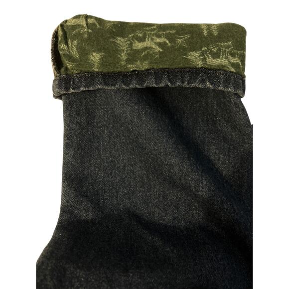 Vintage L.L. Bean Flannel Lined Relaxed Fit Jeans Women's Size 4 Tall - Picture 10 of 13